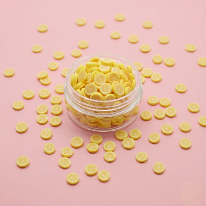 Miniature Polymer Clay Lemon (10pcs)