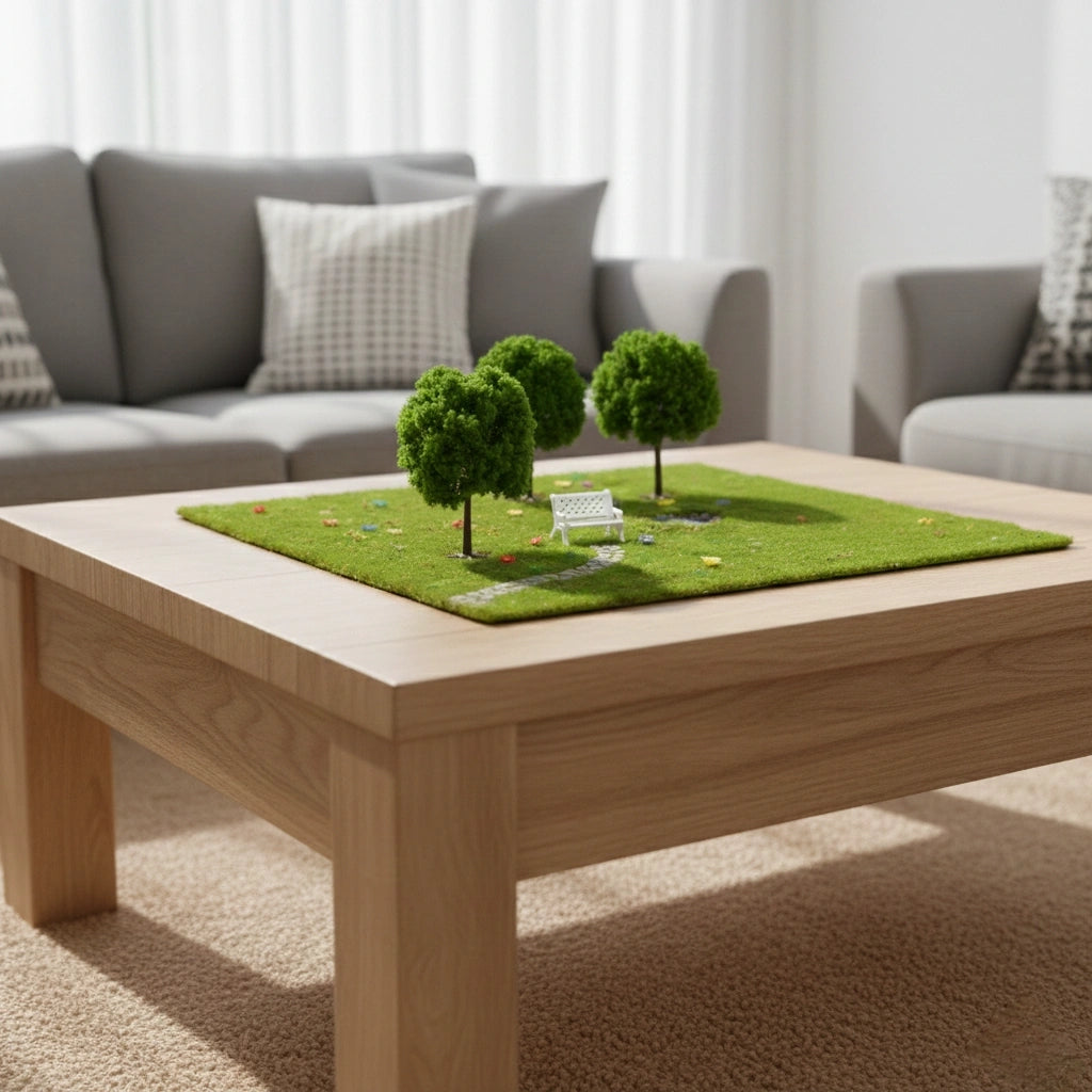 Miniature Garden Table (1Pc) on the table.