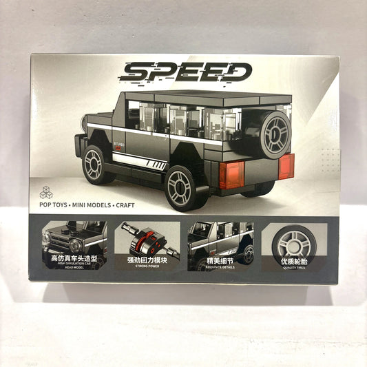Black Road Cruiser Vehicle Building Block (1Pc)