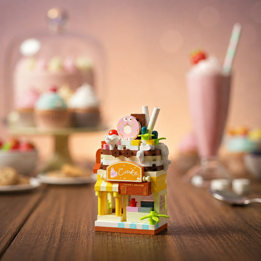Sweet Treat Cake Shop Building Blocks (1Pc)
