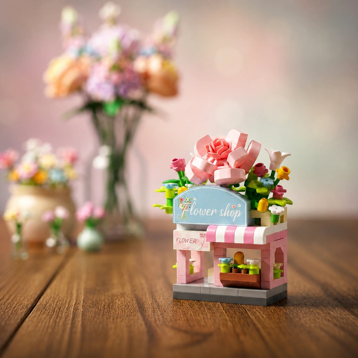 Bloom & Blush Flower Shop Building Blocks (1Pc)