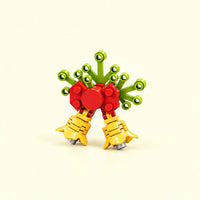 Golden Jingle Bells Christmas Building Block (1Pc)