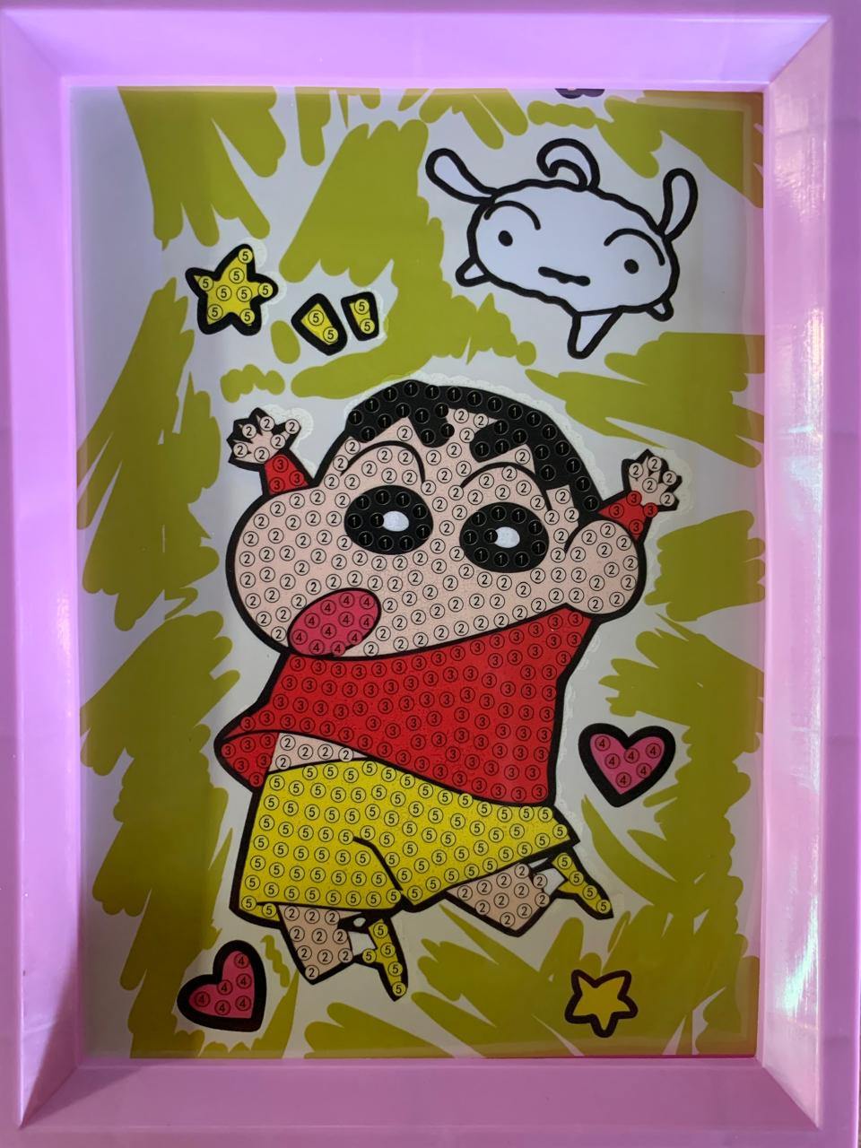 Jumping Shinchan Diamond Painting Kit (1Pc)