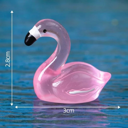 Miniature Glow Swan (1Pc)
