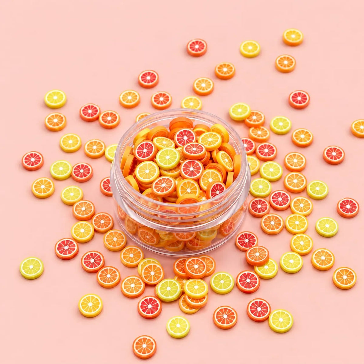 Miniature Resin Orange Slice Assorted (10pcs)
