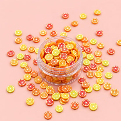 Miniature Resin Orange Slice Assorted (10pcs)