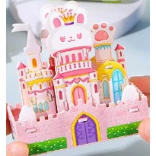Magical Kitty Castle 3D Puzzle (1Pc)