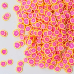 Miniature Polymer Clay Blue Orange (10pcs)