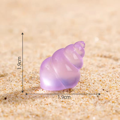 Miniature Glow Conch Shell Assorted (1pc)