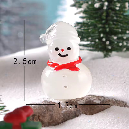 Miniature Glow Christmas Snowman (1PC)