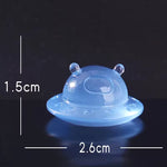 Miniature Glow Alien Saucer (1Pc)