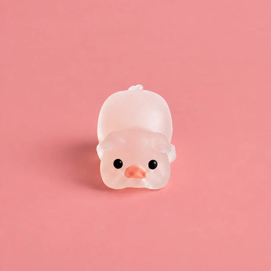 Miniature Glow Pink Yoga Pig Assorted (1pc)