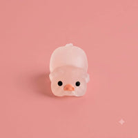 Miniature Glow Pink Yoga Pig Assorted (1pc)