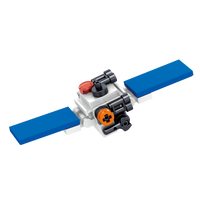 Orbital Sensor Satellite Building Block (1Pc) on the white background.