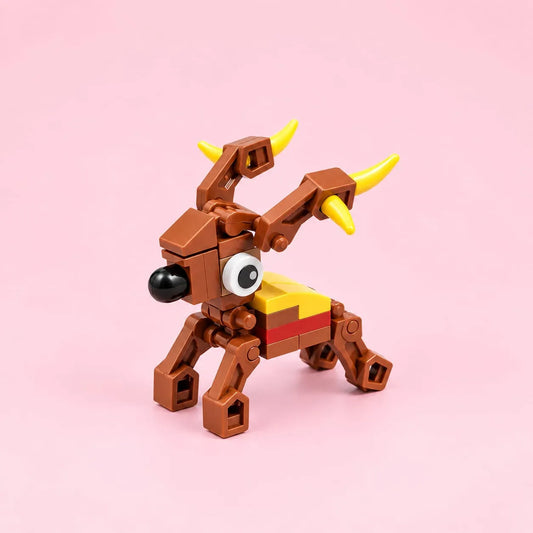 Reindeer Christmas Building Block (1Pc)