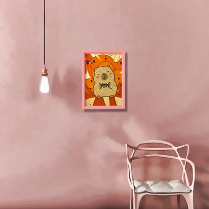 Rocket Snack Bear Bear Diamond Painting Kit (1Pc)