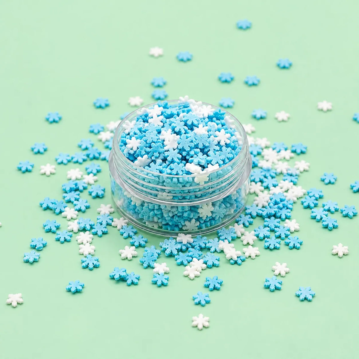 Miniature Polymer Clay SnowFlakes Assorted (10pcs)