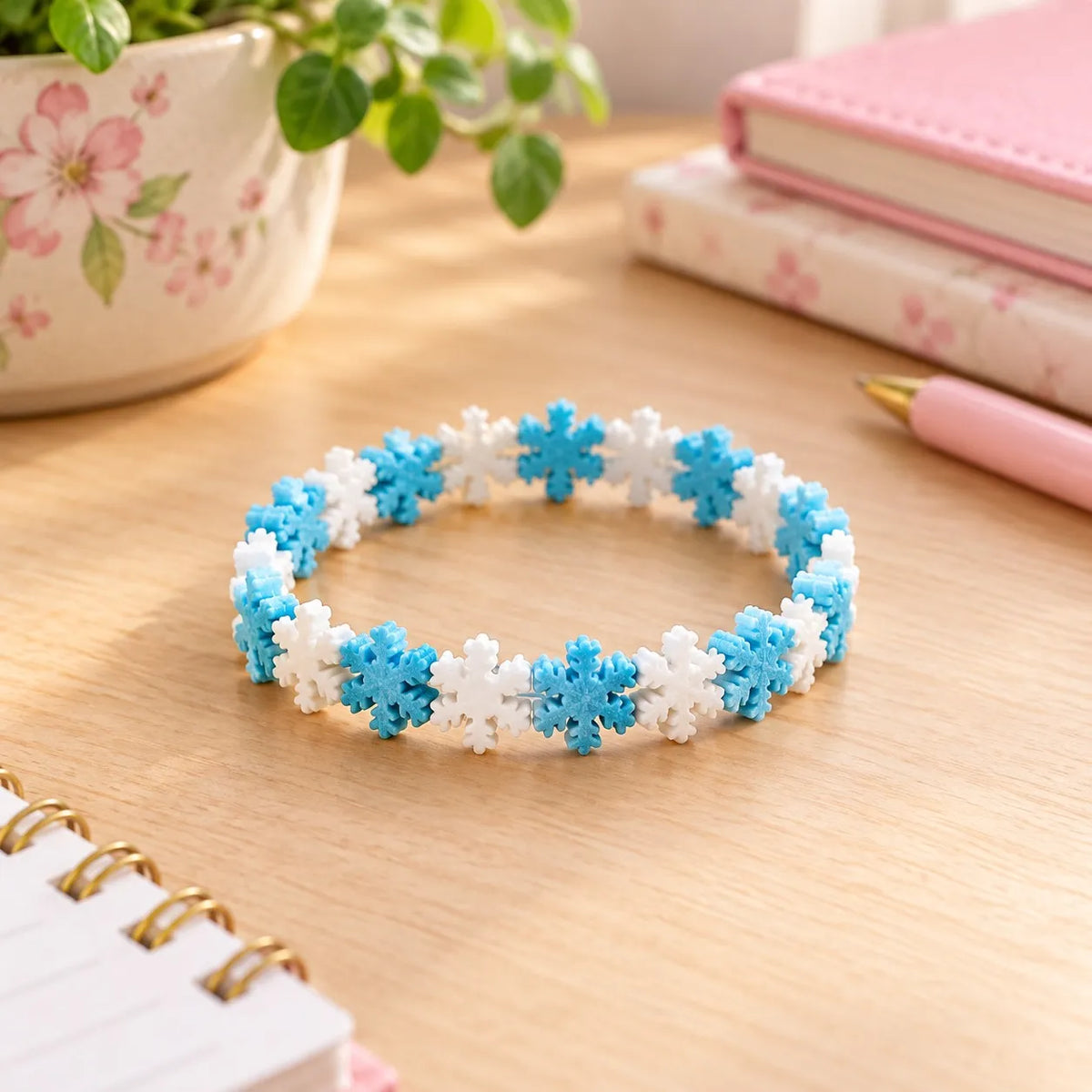 Miniature Polymer Clay SnowFlakes Assorted (10pcs)