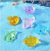 Miniature Glow Sting Ray (Sea Creatures) Assorted (1pc)