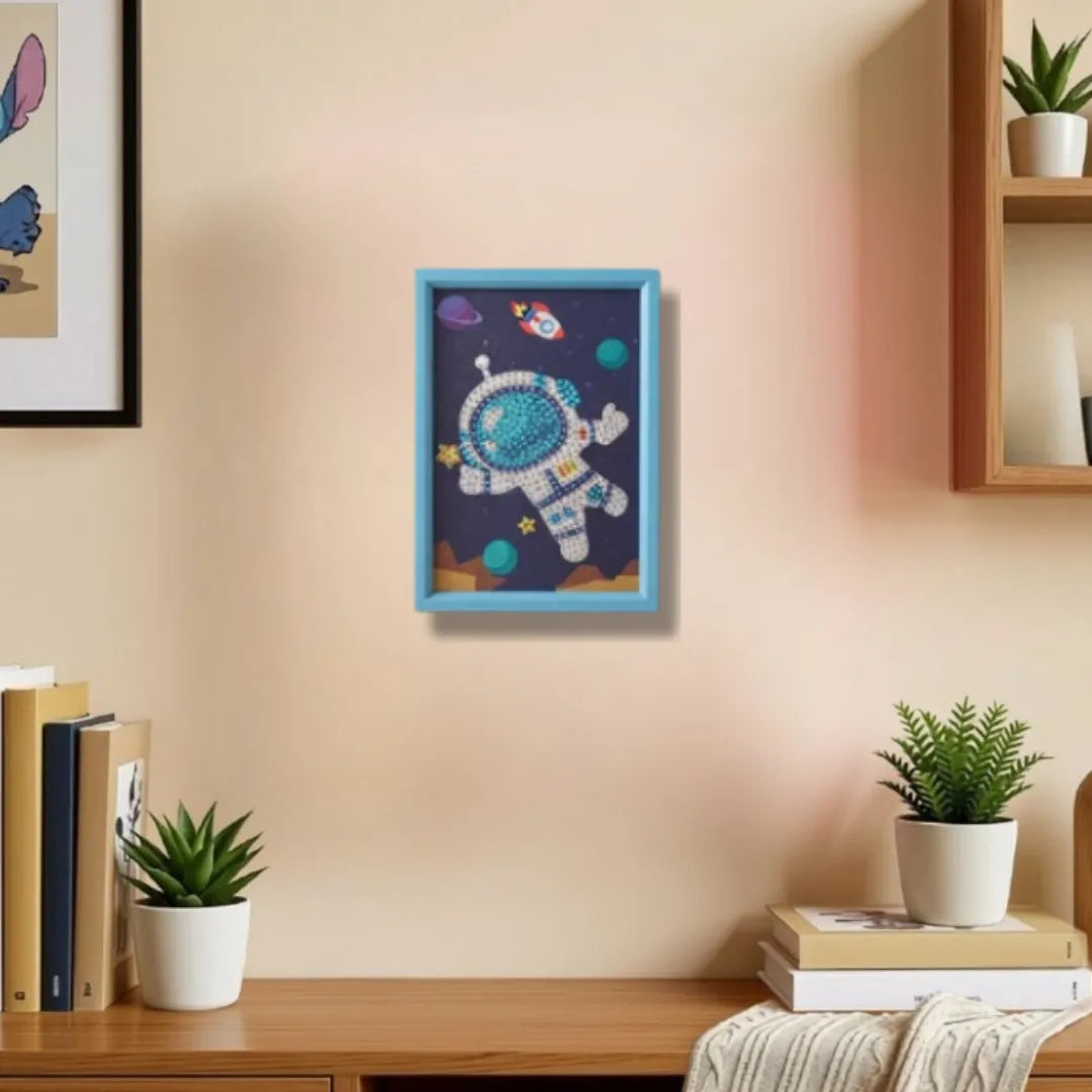 Space Explorer Astronaut Diamond Painting Kit (1Pc)