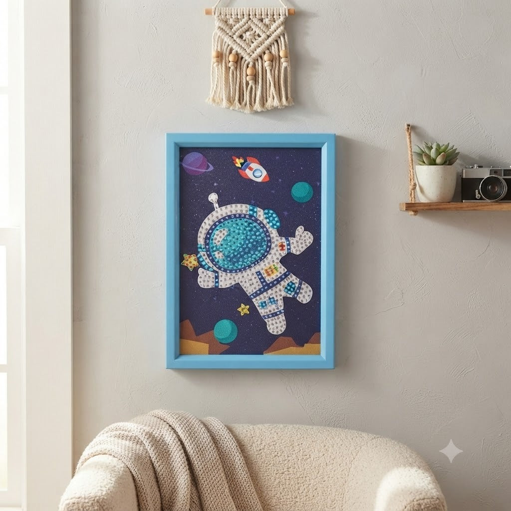 Space Explorer Astronaut Diamond Painting Kit (1Pc)