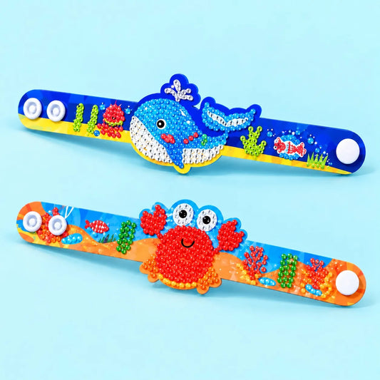 Whale Splash Bracelet Diamond Painting Kit (1Pc)