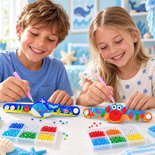 Whale Splash Bracelet Diamond Painting Kit (1Pc)