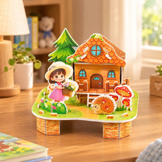 Whispering Woods Cottage 3D puzzle (1Pc)
