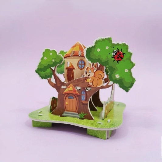 Enchanted Treehouse 3D Puzzle (1Pc)