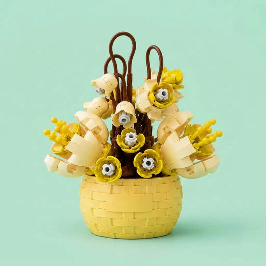 Yellow Warm Sunlight Flowering Building Block (1Pc)
