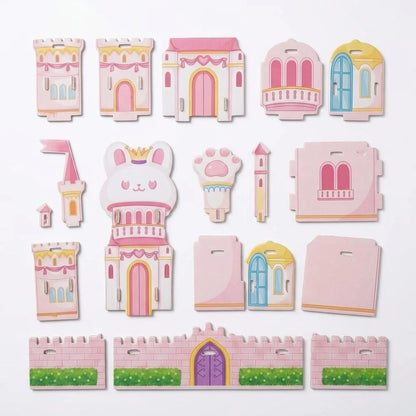 Magical Kitty Castle 3D Puzzle (1Pc)