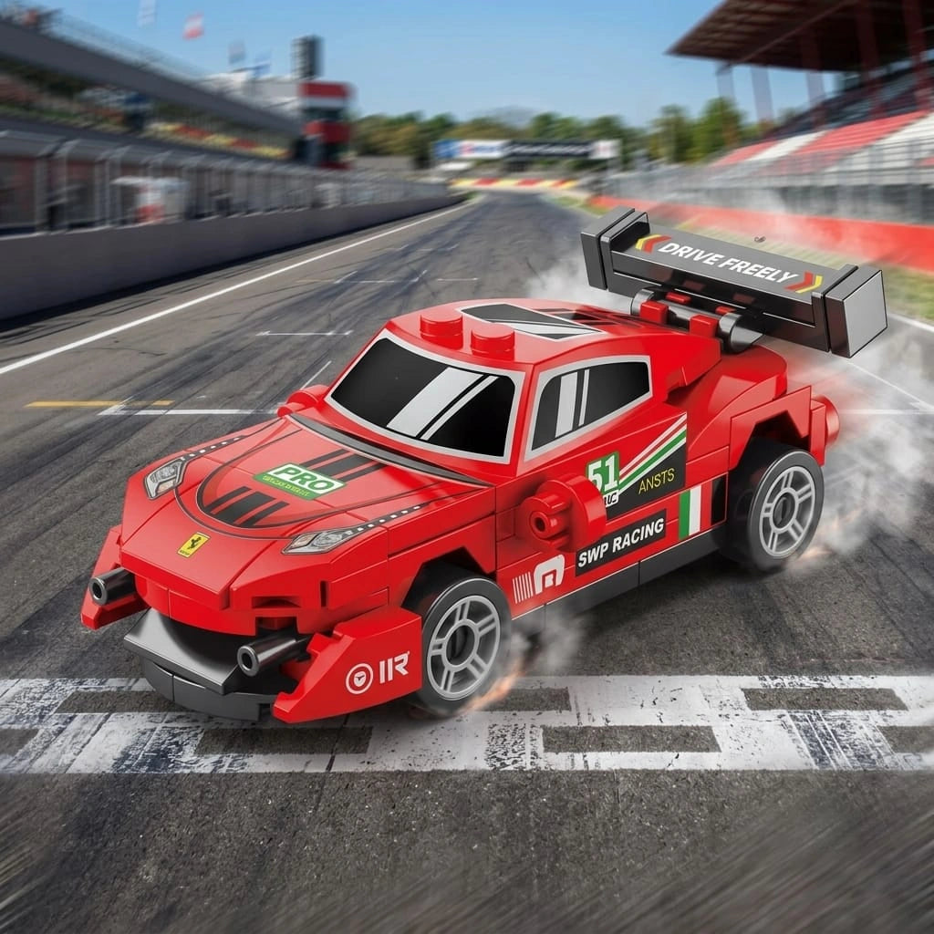 Speed Wing Racer Vehicle Building Block (1Pc)
