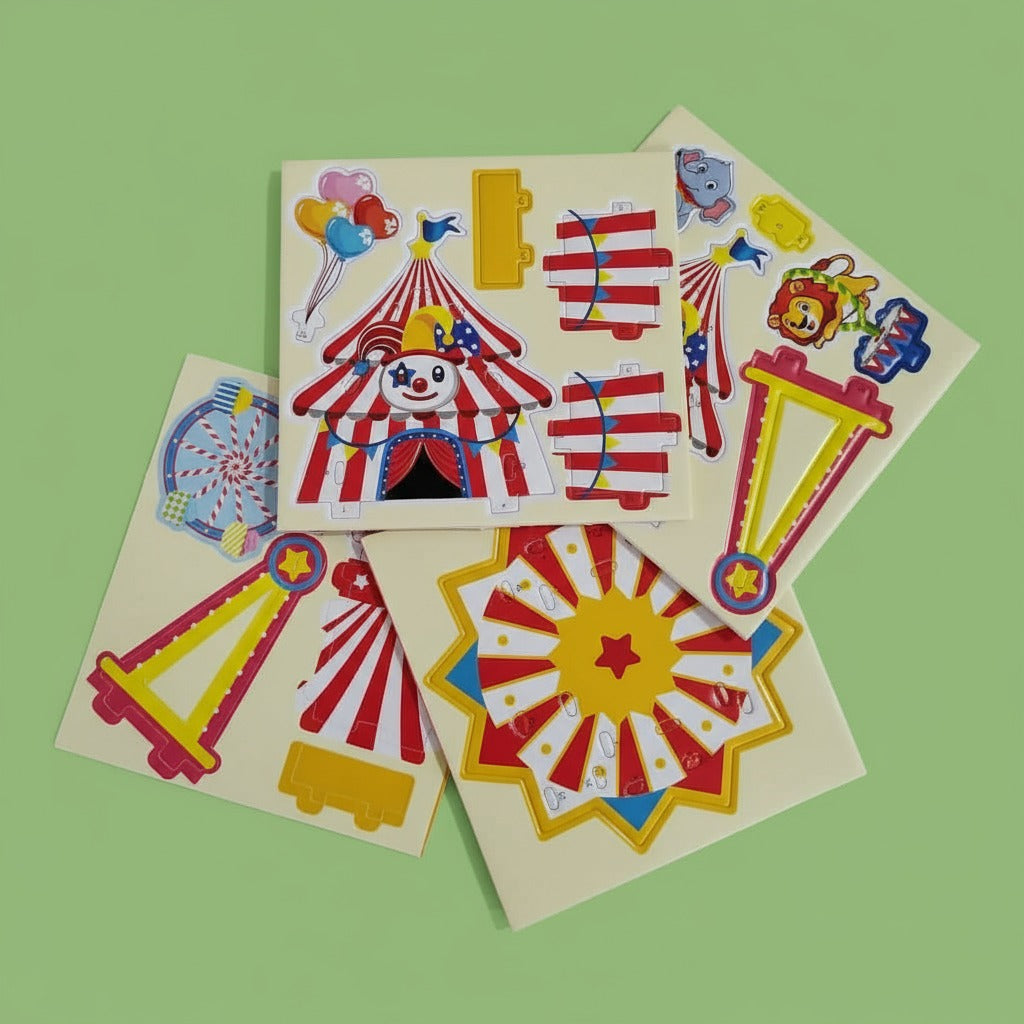 Carnival Circus Tent 3D Puzzle (1Pc)