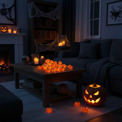 Miniature Glow Pumpkin Assorted (1pc)