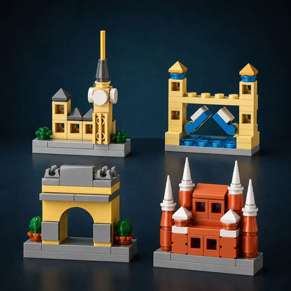 The European LandMarks(4 in 1 Set)