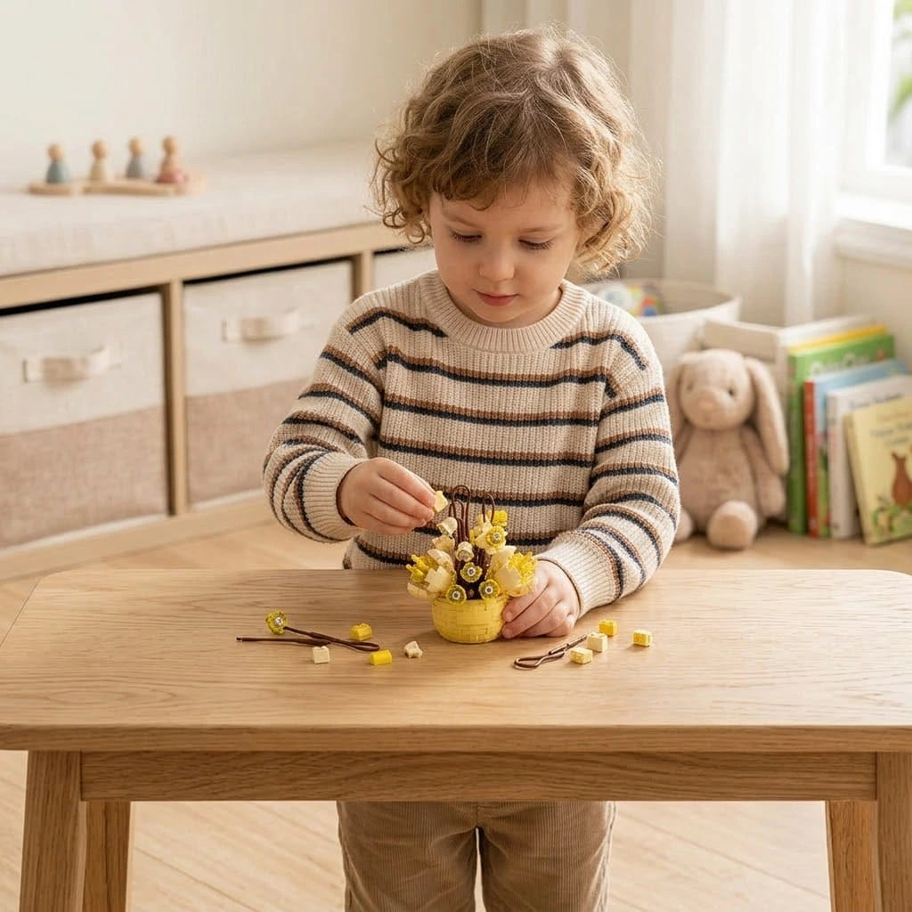 Yellow Warm Sunlight Flowering Building Block (1Pc)