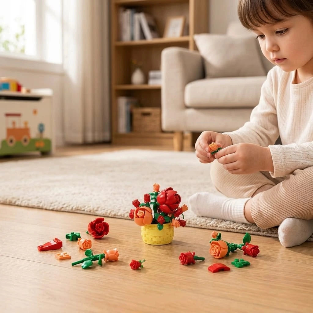 Vermilion Feast Flowering Building Block (1Pc)