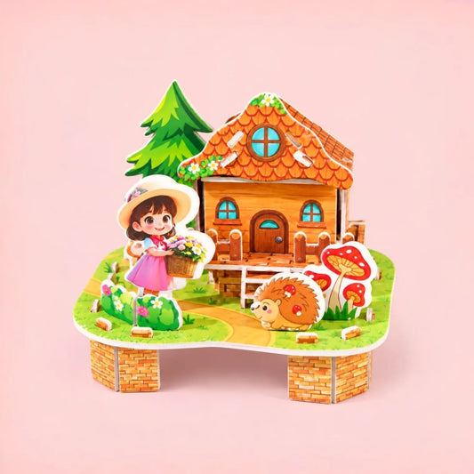 Whispering Woods Cottage 3D puzzle (1Pc)