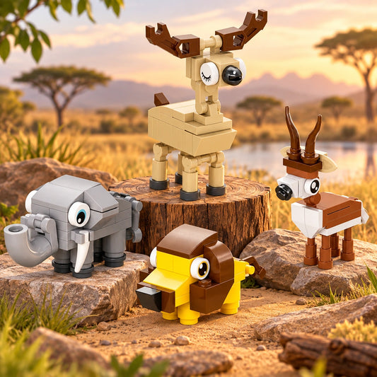 Savannah Safari Wildlife Pack (4 in 1 set)