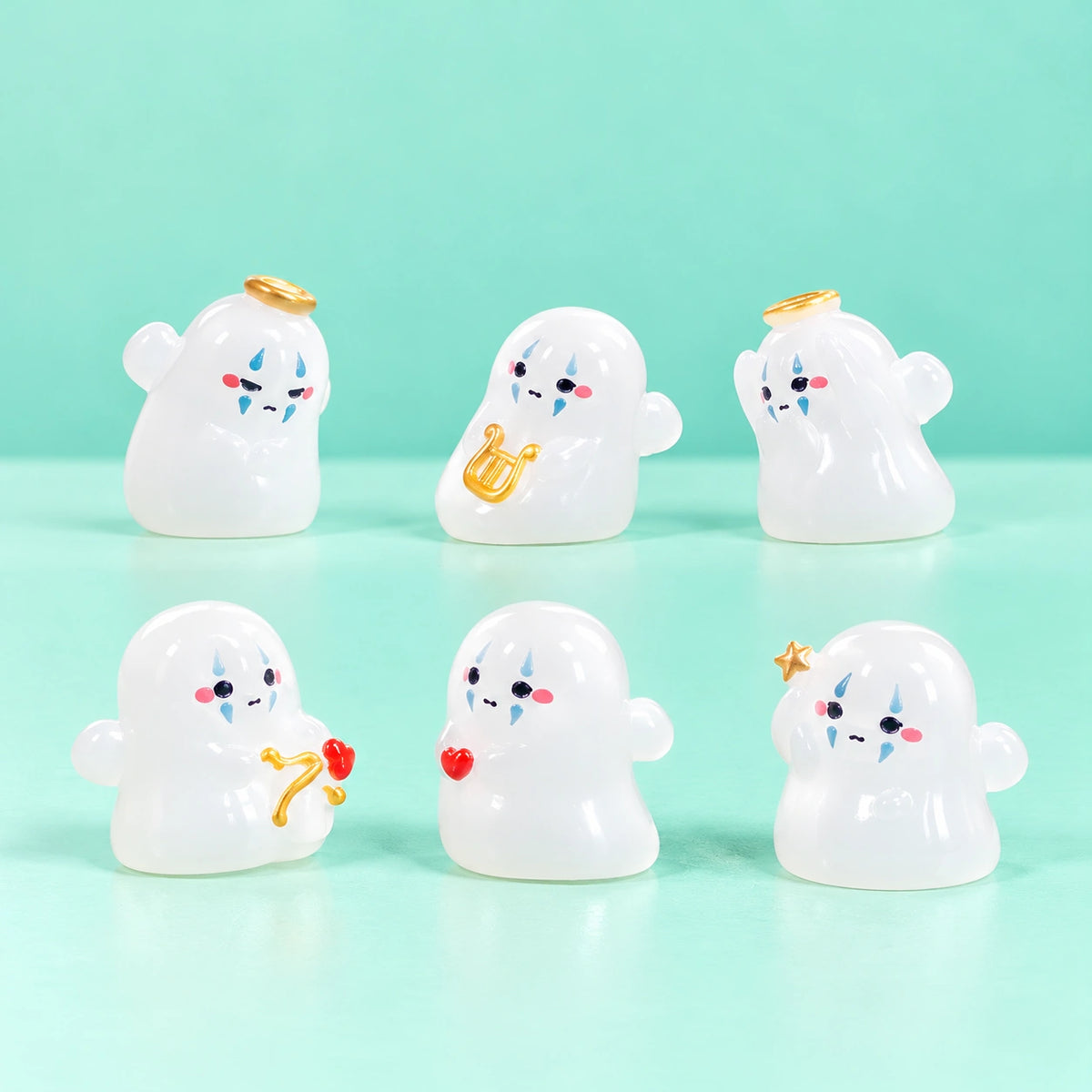 Miniature Glow Cartoon Ghost Assorted (1pc)