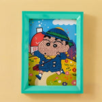 School Boy Shinchan Diamond Painting Kit (1Pc)