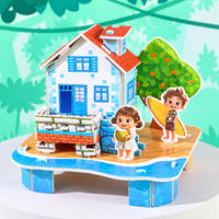 Sunny Shores Beach House 3D puzzle (1 pc)
