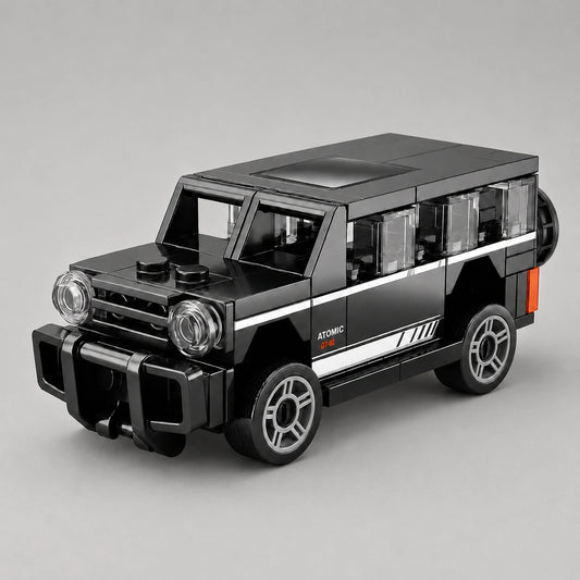 Black Road Cruiser Vehicle Building Block (1Pc)