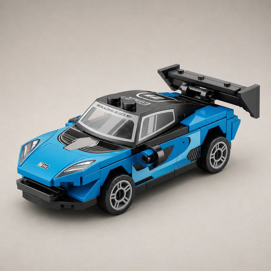 Race Wing Car Vehicle Building Block (1Pc)
