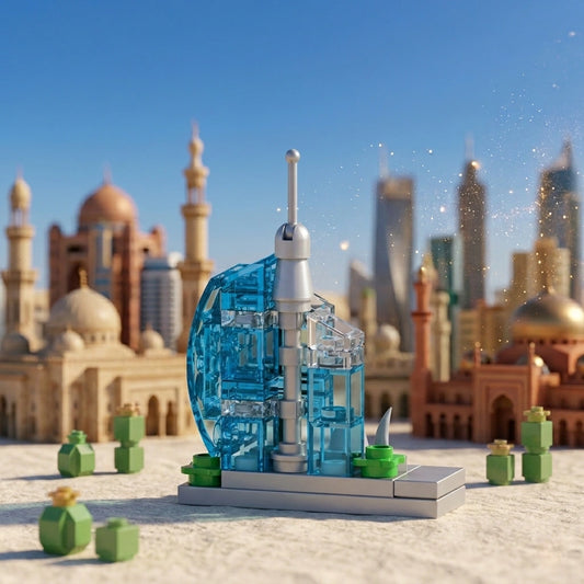 Burj Al Arab Building Block (1Pc)