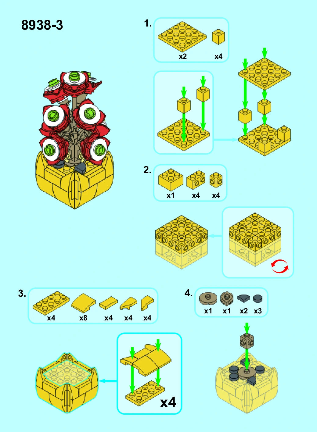 Small Ball Rose Building Block (1Pc)