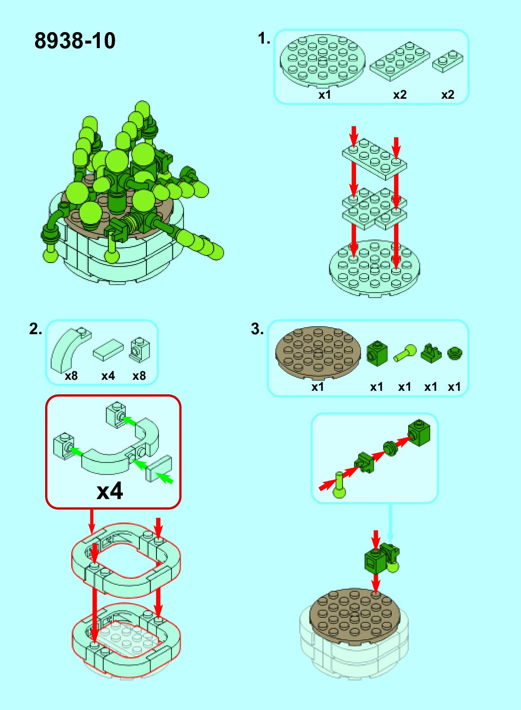 Senecio Rowleyanus Building Block Toy Plant (1Pc)