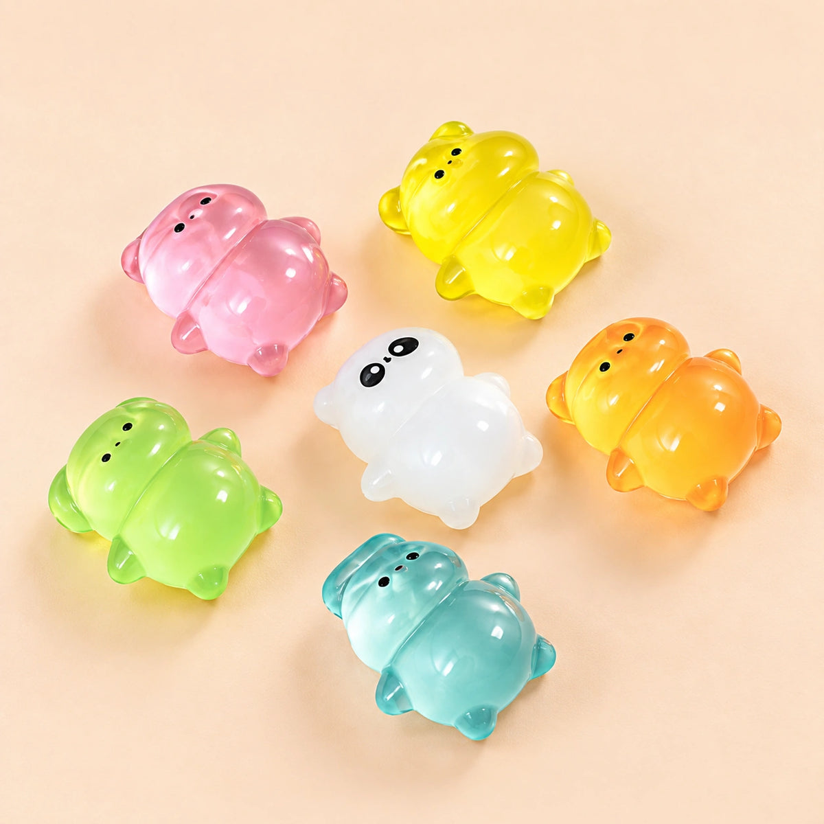 Miniature Glow Lazy Animal Assorted (1pc)