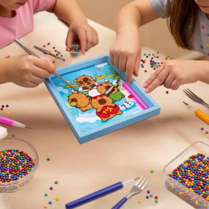 Bear Music Band Diamond Painting Kit (1Pc)