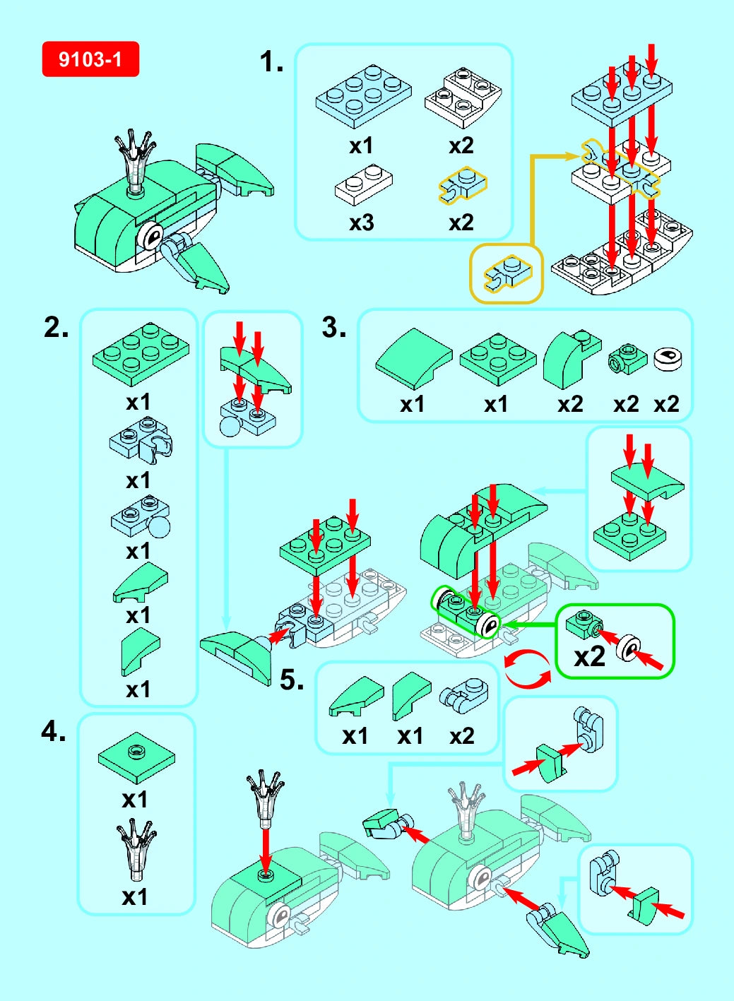 Whale Building Block (1Pc)